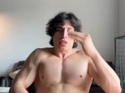 Tunisian psycho stroking his cock 11/16