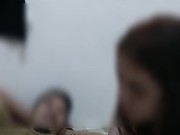 Blowjob and Handjob With Friend wife 14/16