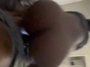 She rode my dick through my shorts.   1/16