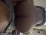 She rode my dick through my shorts.   3/16