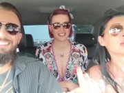 Threesome in the car 10/16