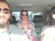 Threesome in the car 4/16