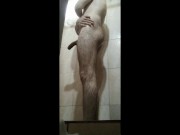 Man is  on while bathing 2/16