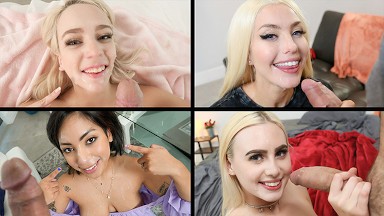 TeamSkeet - Facial Cumshot Compilation - Teen Girls Receive Sloppy Cumshots On Their Pretty Faces