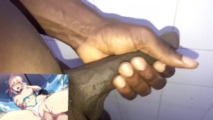 OUTSIDE TONIKZALEX STROKING BBC MOANS, TALKS DIRTY & CUMS HUGE LOAD CUM INSIDE CARTOON 