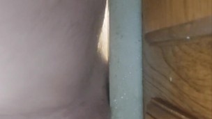 HORNY FTM juicy boy cunt cums from humping counter