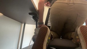 Fucking Myself at my Work Desk