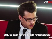 VIP SEX VAULT - Hot Brunette Claudia Bavel Enjoys Her Very First Threesome 3/16