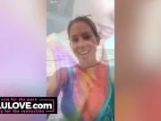 Brunette babe playing w/ long hair, bun drops, hairjob JOI mixed w/ clips of candid daily life & beach adventures - Lelu Love 9/16