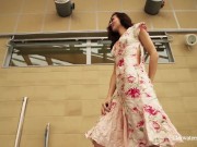 Swimming pool erotic babe Martina horny and naked 1/16