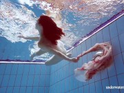 Swimming pool erotic babe Martina horny and naked 11/16