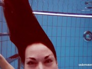 Swimming pool erotic babe Martina horny and naked 16/16