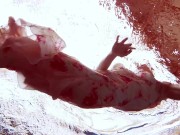 Swimming pool erotic babe Martina horny and naked 4/16