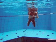 Swimming pool erotic babe Martina horny and naked 8/16