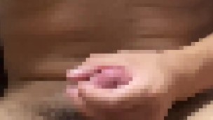 巨根青年オナニー