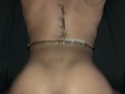 TINDER DATE GONE RIGHT - SEXY EBONY TAKES BACKSHOTS FROM BIG BLACK DICK 2/16