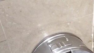 straight pissing in public toilet