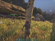 Girl hits big tree 7/16