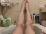 Very skinny lad shows off his amazing legs women have competition now 7/16