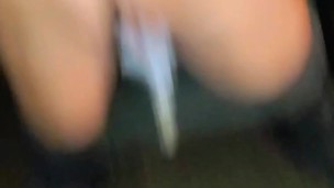 Emergency Desperation piss after 7 bevs; traffic honking at my pissing pussy