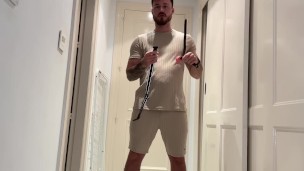 Pup play - boyfriend transformed to pup cuckold
