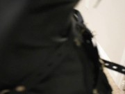 Bound in Leather Straightjacket and Hobble Dress - Screenshot 4 of 16 - Leather