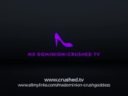 trampling, stomping, crushing, food porn, crush, crushing, heels, high heels, stomp, foot, feet, sol 2/16