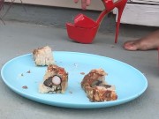trampling, stomping, crushing, food porn, crush, crushing, heels, high heels, stomp, foot, feet, sol 6/16