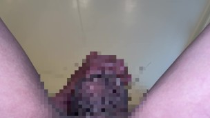 オナニーで揺れるキンタマ