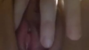 Sexy tight milf plays with pussy