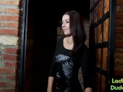 Femdom chicks pegging subject in trio 3/16