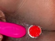 I CAME SOO HARD MY ASSHOLE STARTED SUCKING MY BUTT PLUG (watch till end 💦) 4/16