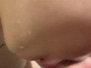 Piss in mouth & tits on beautiful girl 15/16