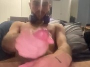 STROKING BIG WHITE COCK - BWC JERKING DICK 14/16