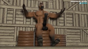 Horse Cock and Muscle Growth Animation