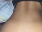 En cuatro con mi novia y me corro en encima de ella casero!! 8/16