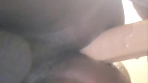 Milking my prostate with big cock