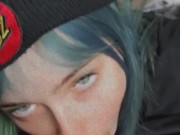 Pretty Face Blue Eyed Teen on Snapchat 6/16