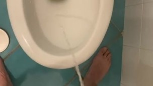 Piss in toilet