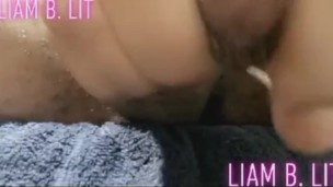 TRY NOT TO CUM Challenge level 1of10! Showing black dick & jacking off with - Liam B. Lit 