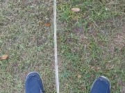 Risky Pissing Outside 10/16