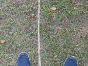 Risky Pissing Outside 12/16