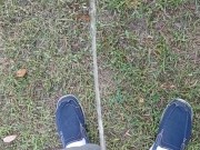 Risky Pissing Outside 2/16