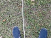 Risky Pissing Outside 4/16