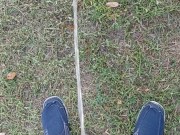 Risky Pissing Outside 5/16