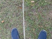 Risky Pissing Outside 7/16