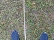 Risky Pissing Outside 9/16