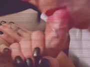 Blowjob with cum in mouth 4/16