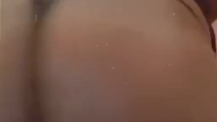 Phat booty twerking in g-string 