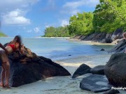 Sandy Beaches and Cute Babes Fucked In Public Nature 9/16